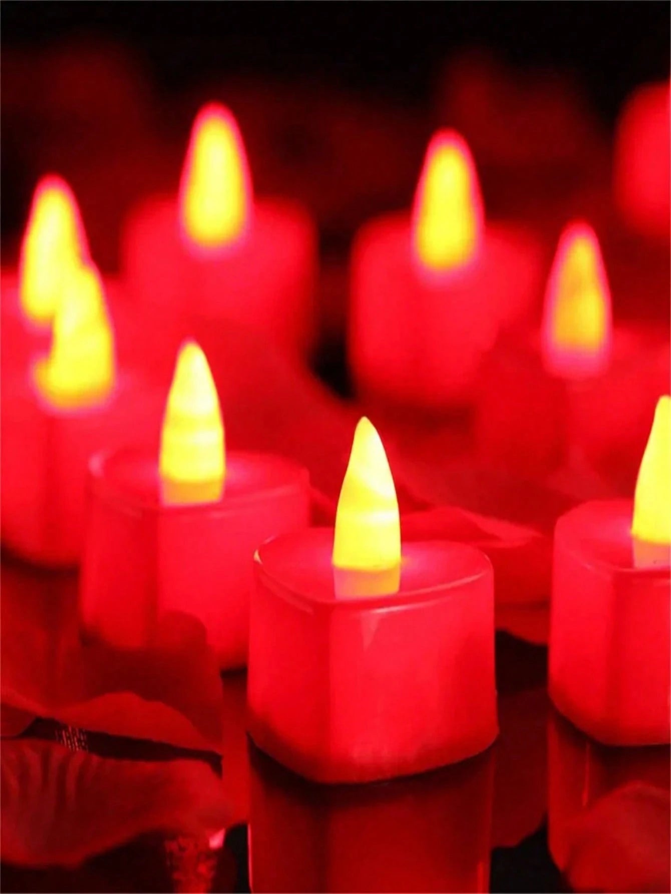 Red Flameless Romantic LED Candles