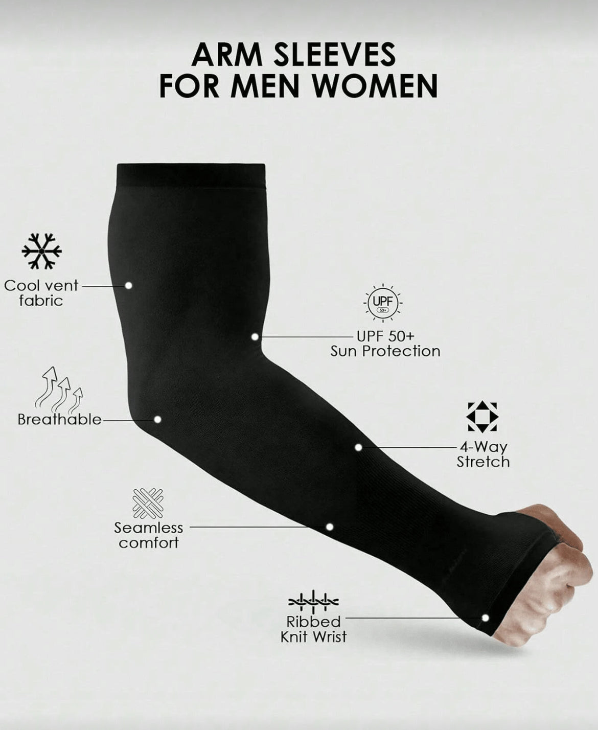 Set Breathable Seamless
Quick-Dry Arm