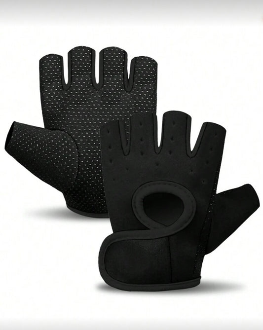 1 Pair - Unisex Fingerless Cycling Gloves