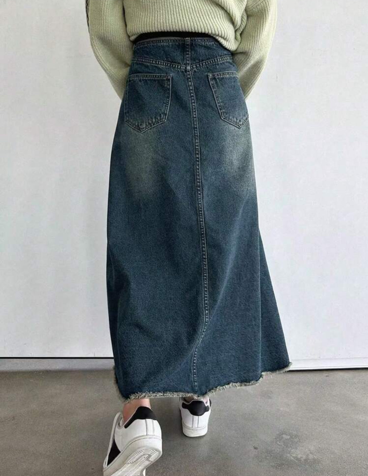 Dazy Star Women's Frayed
Denim Skirt Jeans Skirt