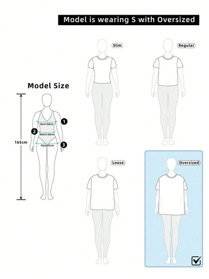 oversized long-sleeve  T-shirt