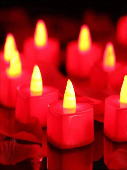 Red Flameless Romantic LED Candles