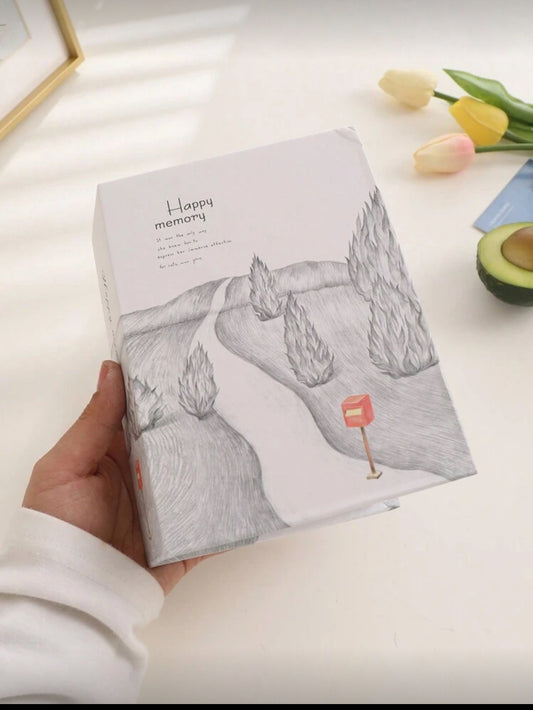 1pc Exquisite Vintage Photo Album - Holds 100 4x6 Inch Photos - Large Capacity Memory & Storage Box - Perfect For Card Collection And Picture Display Back To School, Back To School