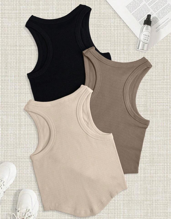 SHEIN Velisys Contrast Mesh Raglan Sleeve Crop Sports Long Sleeve Tee
Gym Topworkout Tank Top