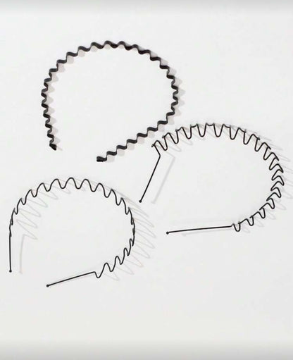 3pcs Unisex Invisible Wavy
Headbands