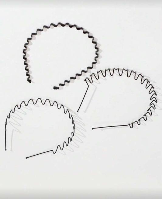 3pcs Unisex Invisible Wavy
Headbands