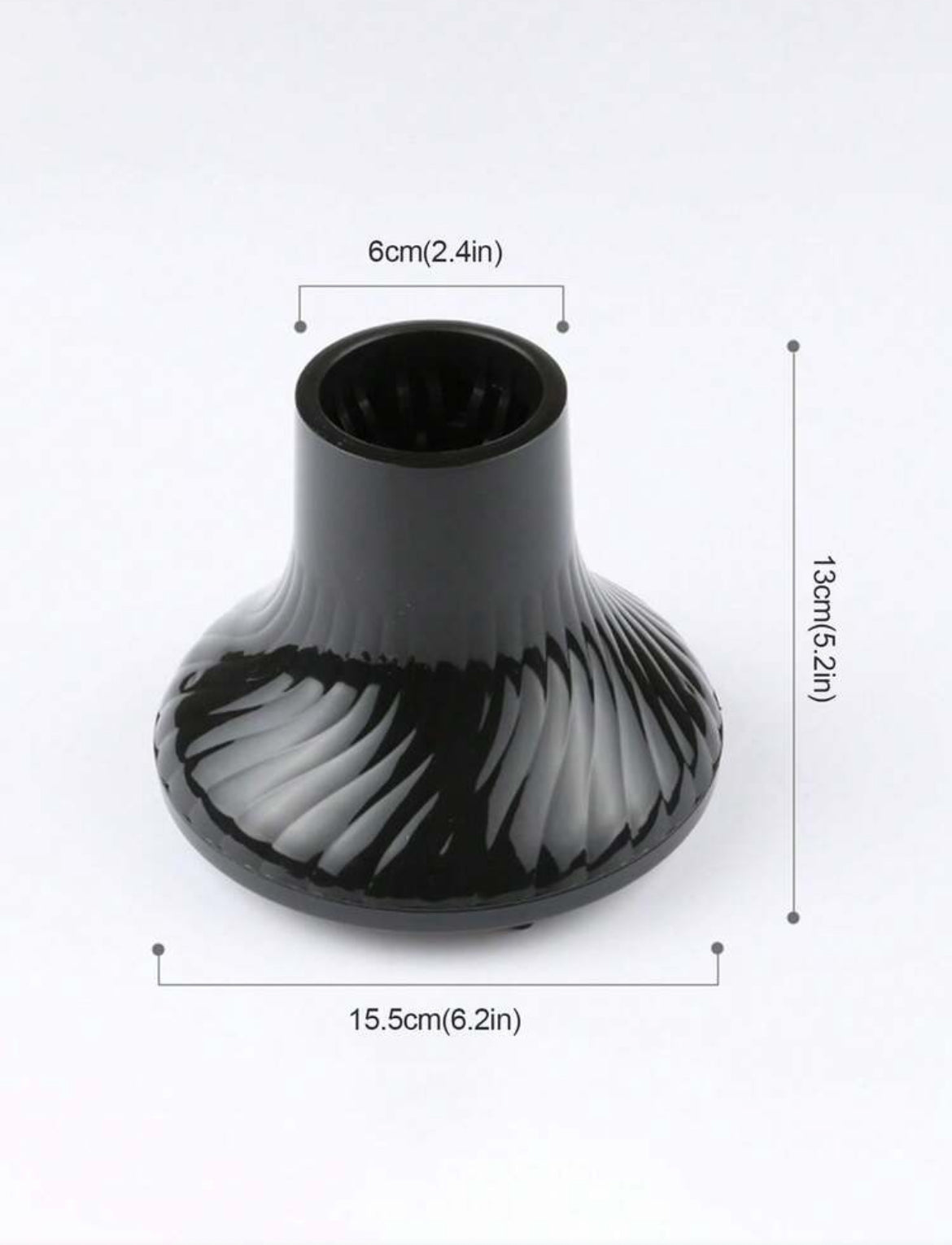 1pc Black Hair Dryer Diffuser