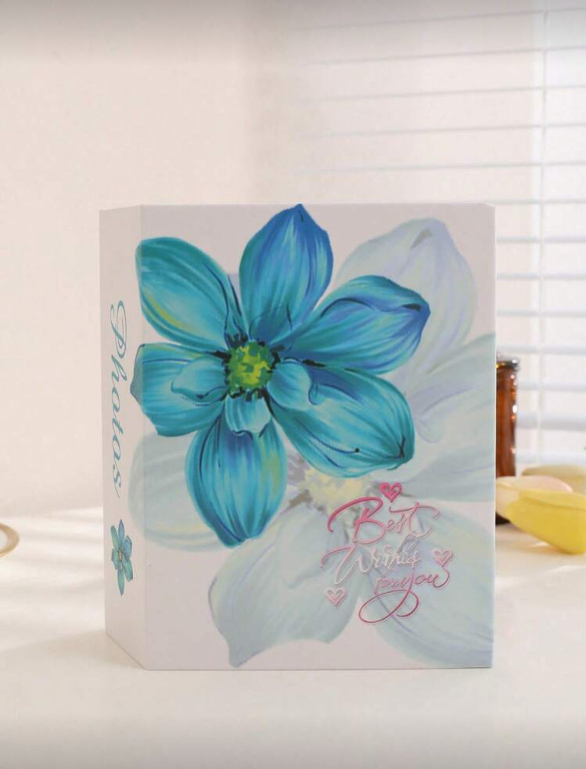 SHEIN 6-Inch 100 Sheet Large Flower Bag Photo Album