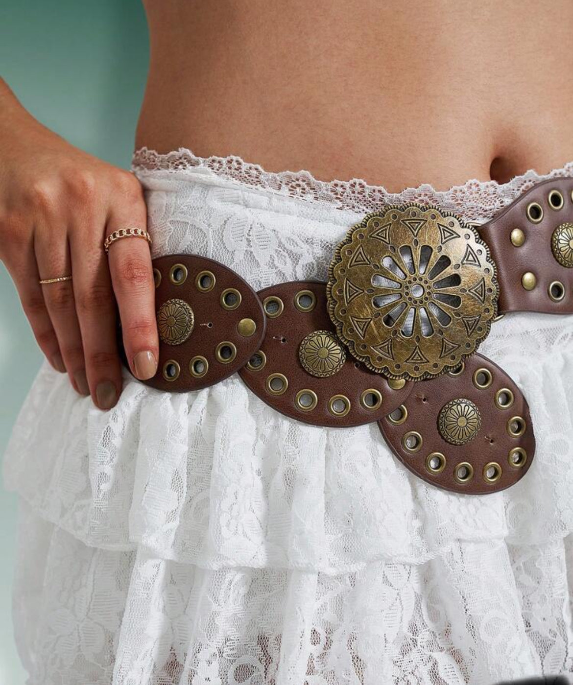 Hershine 1pc Bohemian Style
Western Cowboy/Cowgirl Country Punk Belt