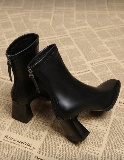 2025 Autumn New Elegant Minimalist Black Boots