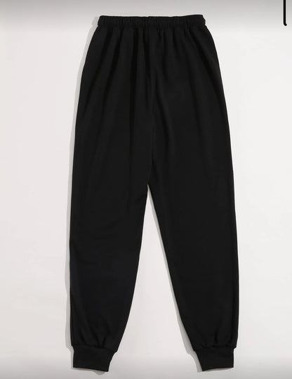 SHEIN Unity Moon Print Drawstring Waist Sweatpants Graduation, Back To School Outfits,