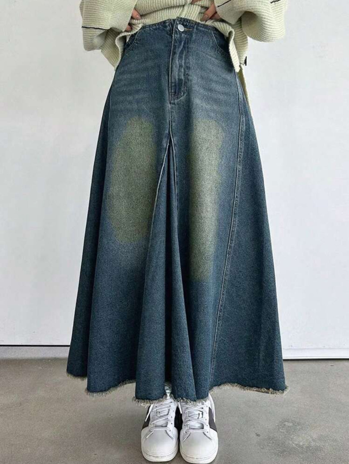 Dazy Star Women's Frayed
Denim Skirt Jeans Skirt