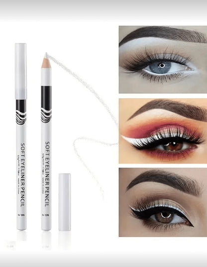 White Eyeliner Pencil With Highlighting Gel Pen Tip