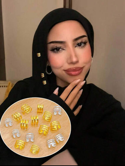 20pcs Muslim Women Seamless Hijab Clips