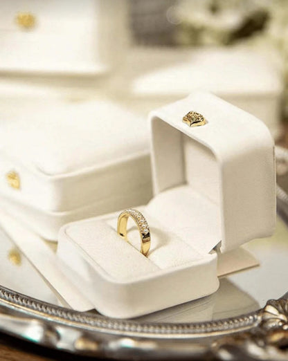 1pc Luxury Crown Jewelry Box
