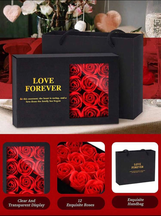 1pc Romantic Artificial Rose 12pcs Flower Gift
1
Box With Gift Bag