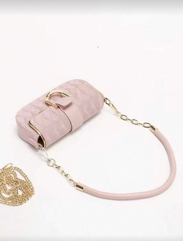 Women's Chic Minimalist Underarm
Small Square Shoulder Bag Crossbody Handbag
