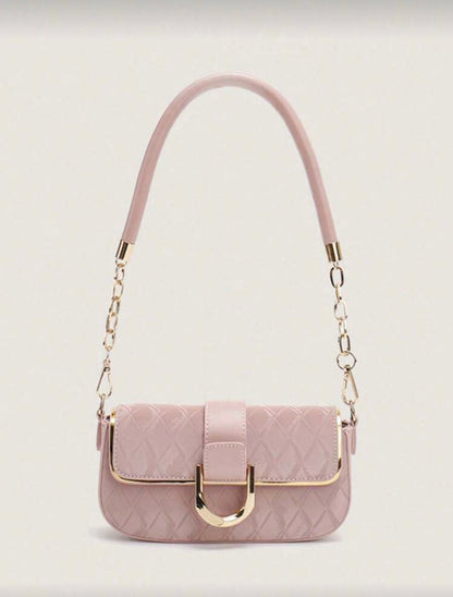 Women's Chic Minimalist Underarm
Small Square Shoulder Bag Crossbody Handbag